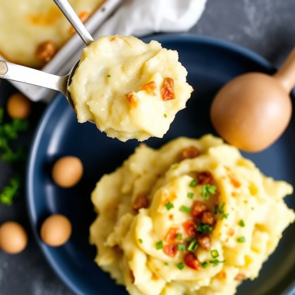 Potetmos med potetpaj