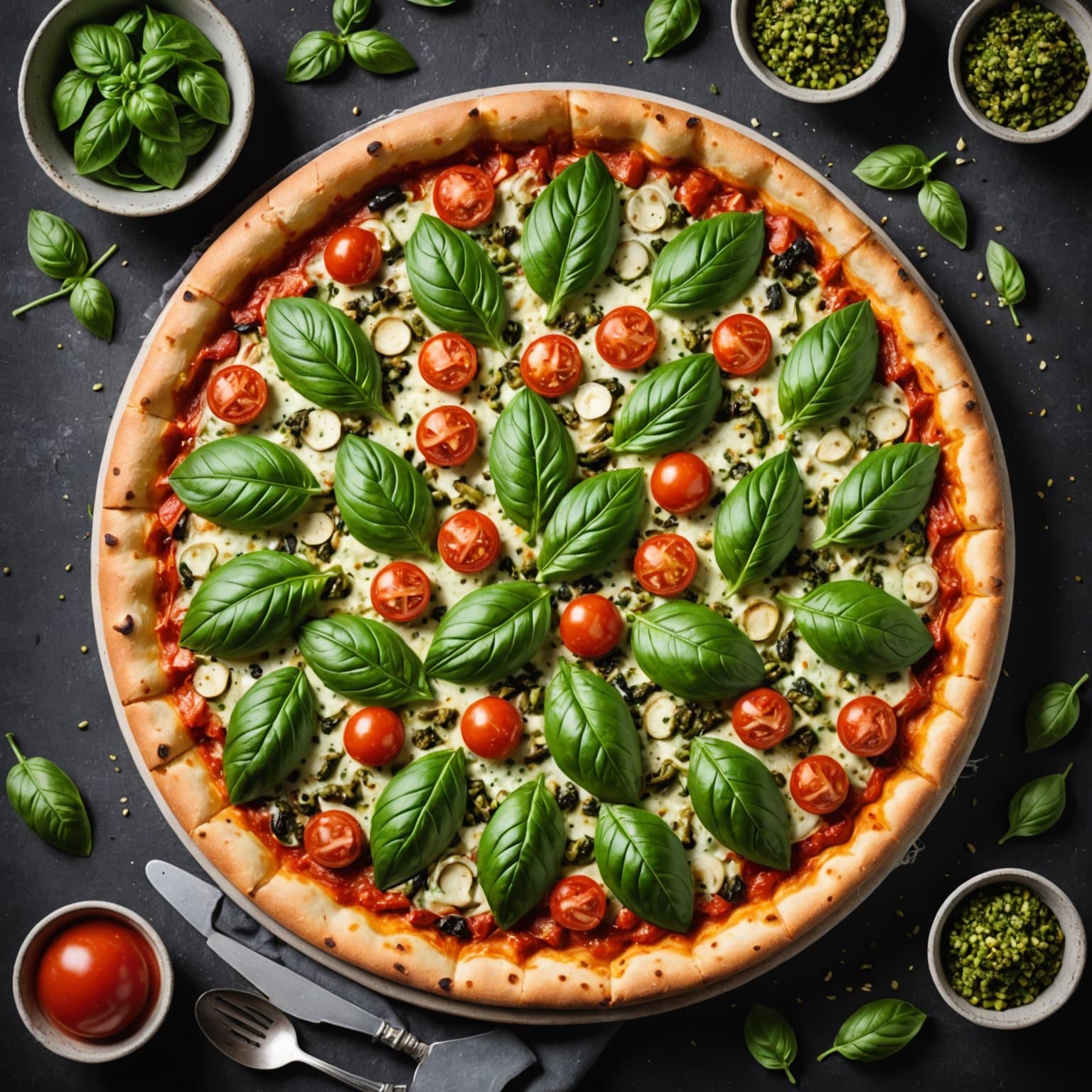 Presto Pesto Pizza