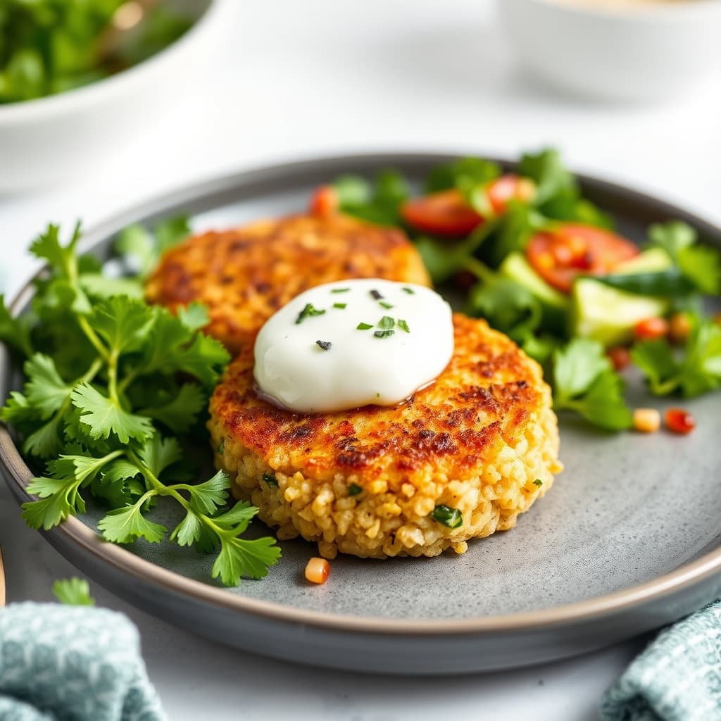 Quinoakaker med laks