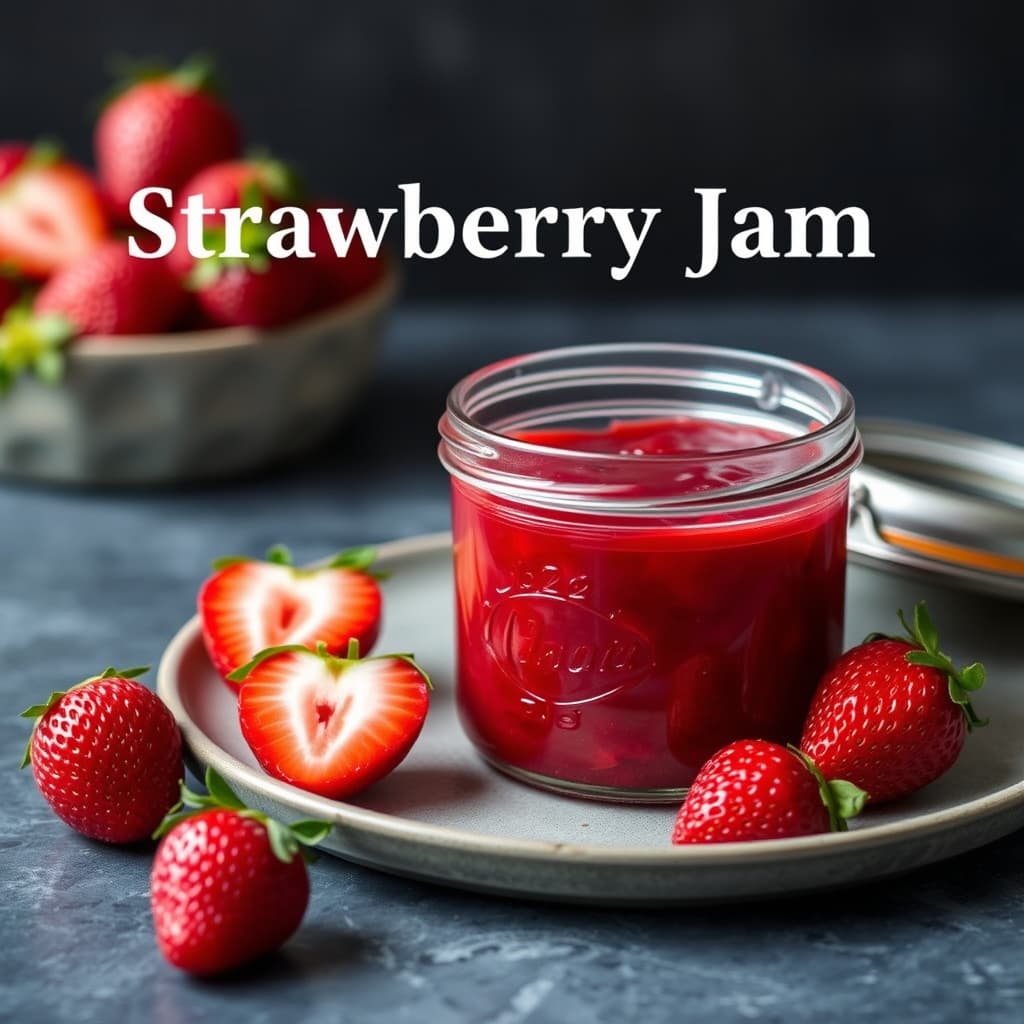 Rask jordbærsyltetøy