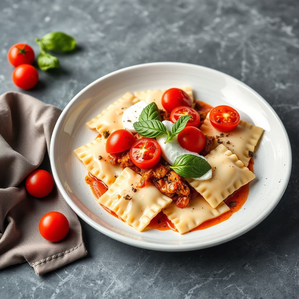Ravioli alla Caprese