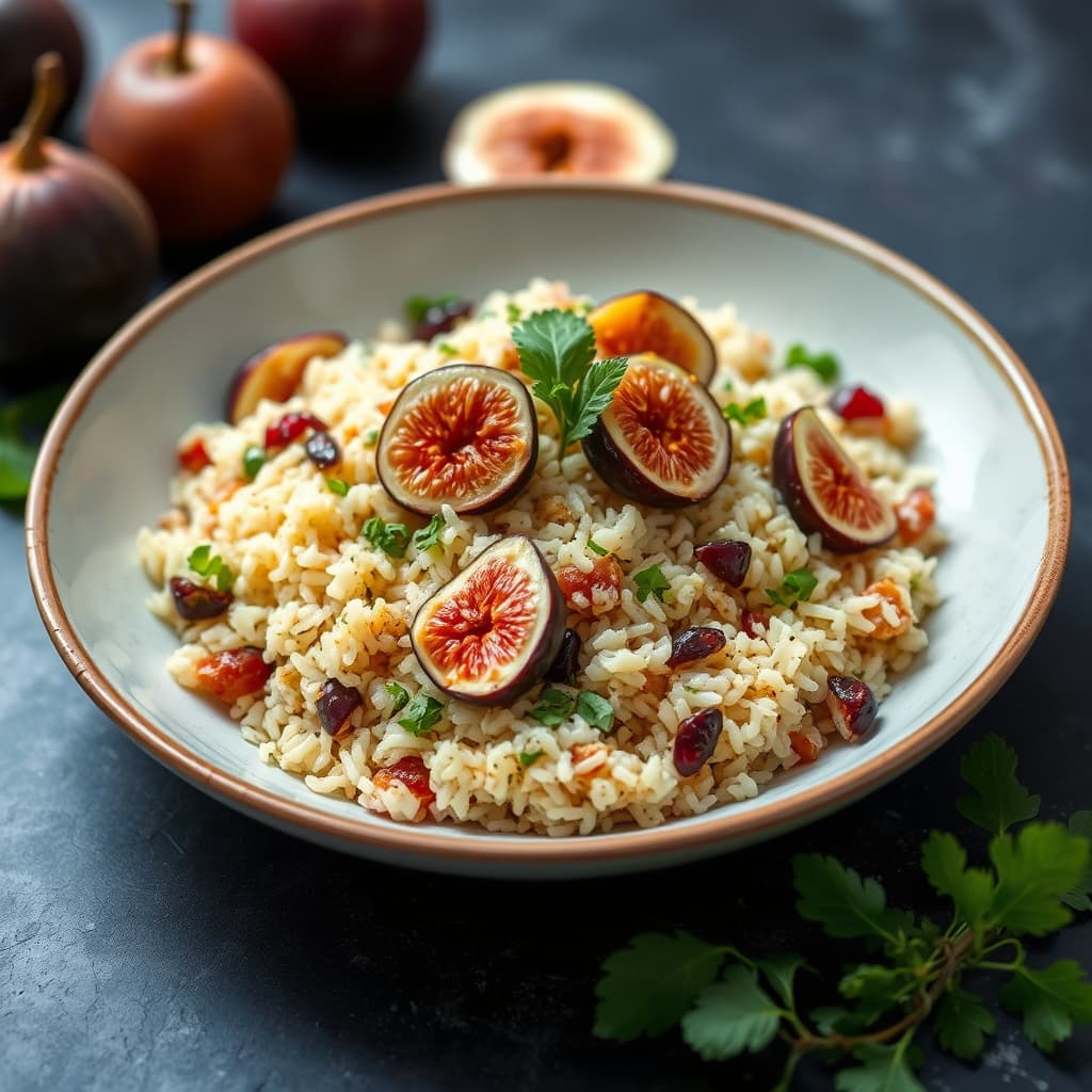 Rispilaf med fiken