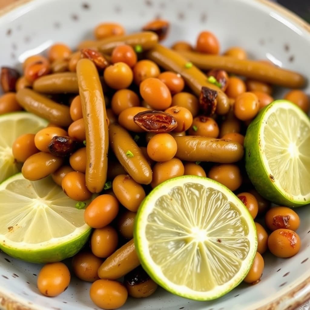 Ristede lima-bønner