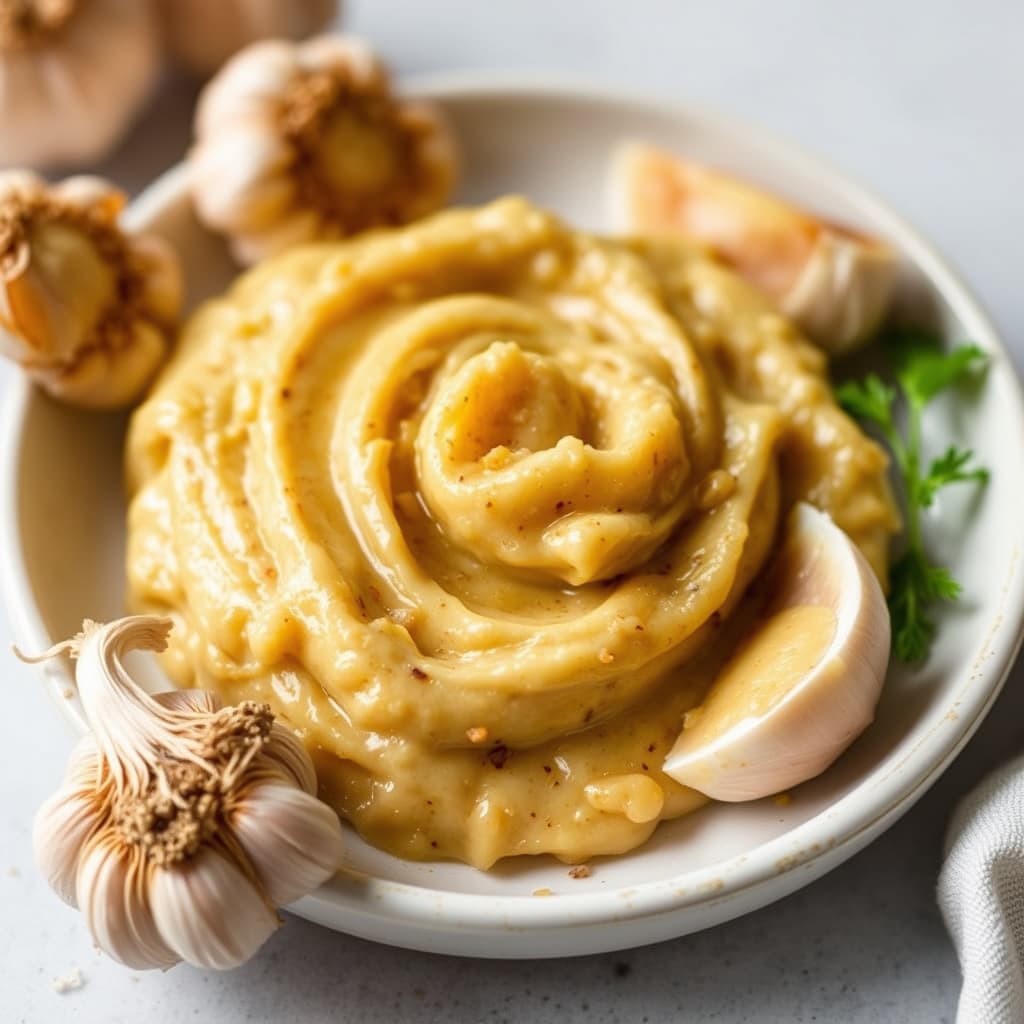 Ristet hvitløkpasta