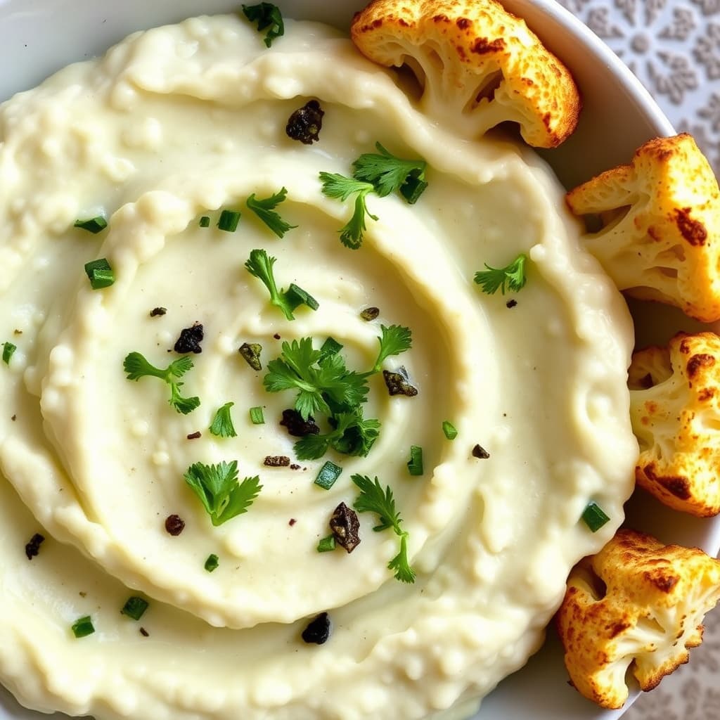 Ristet og most blomkål