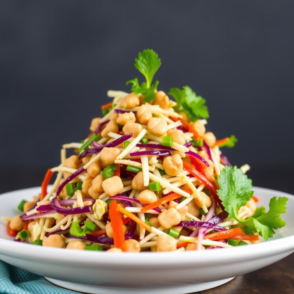 Ristet peanøttsalat