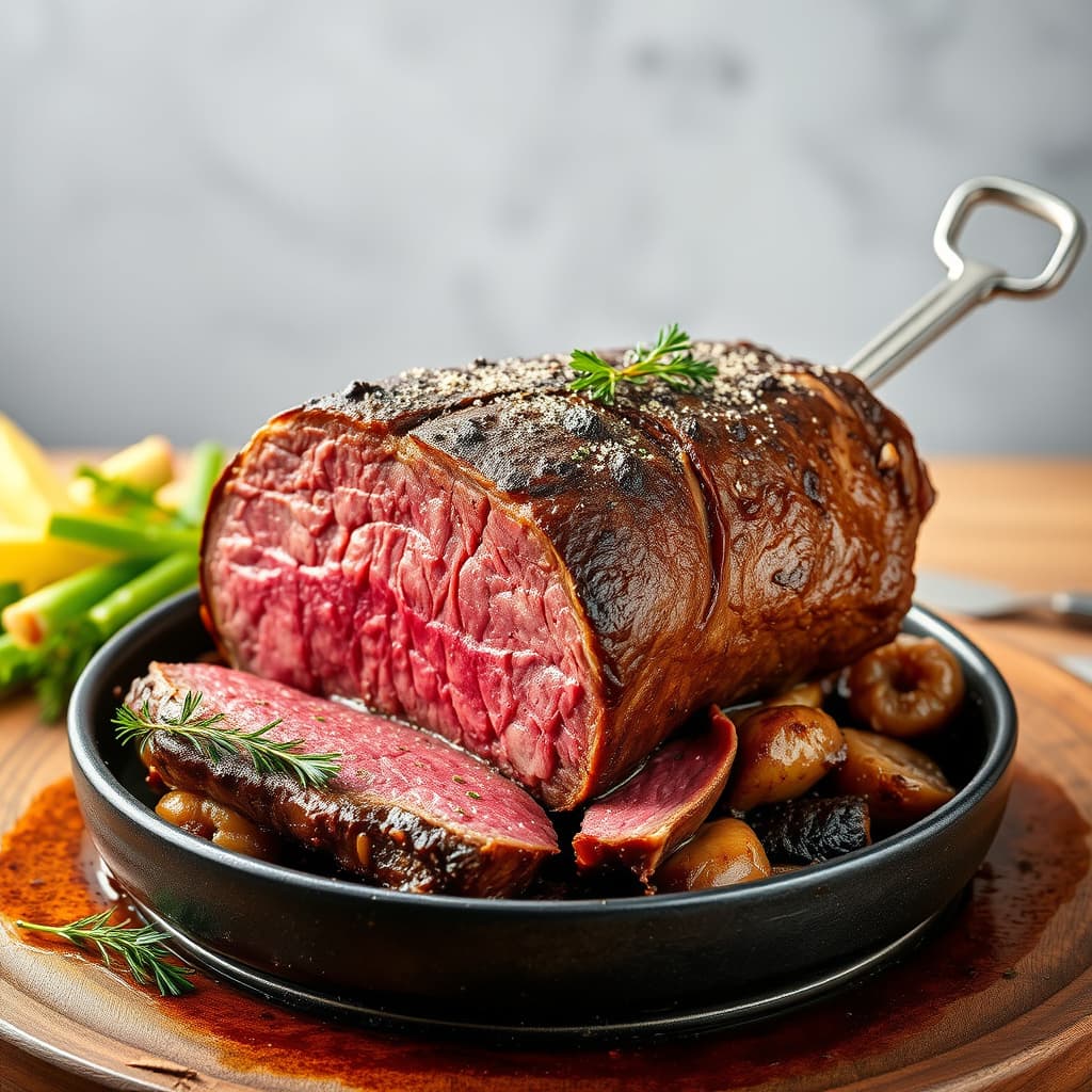 Roastbiff på spidd