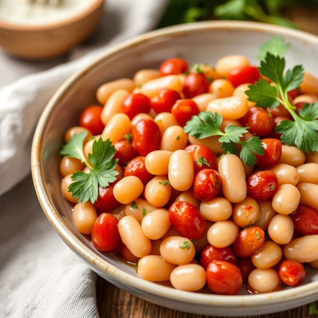 Røde og hvite bønner