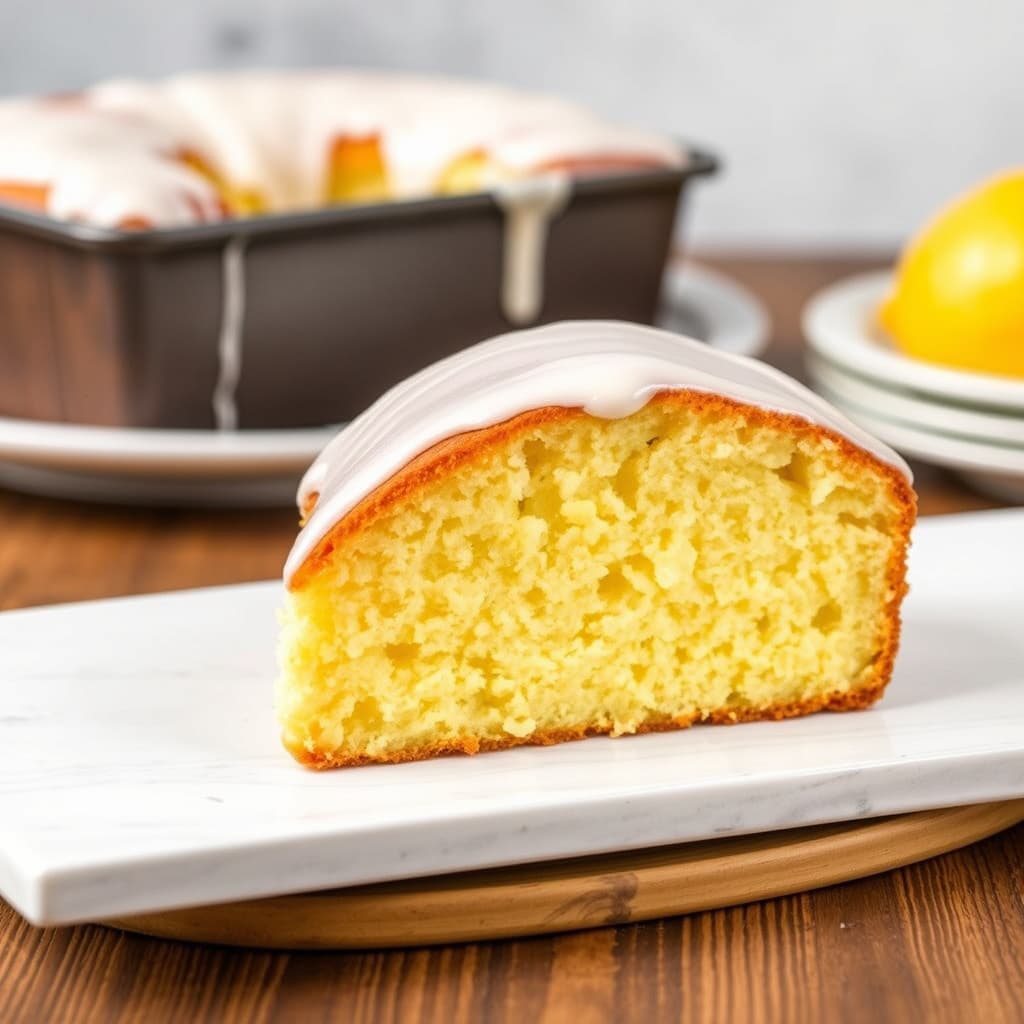 Rømme- og sitronkake