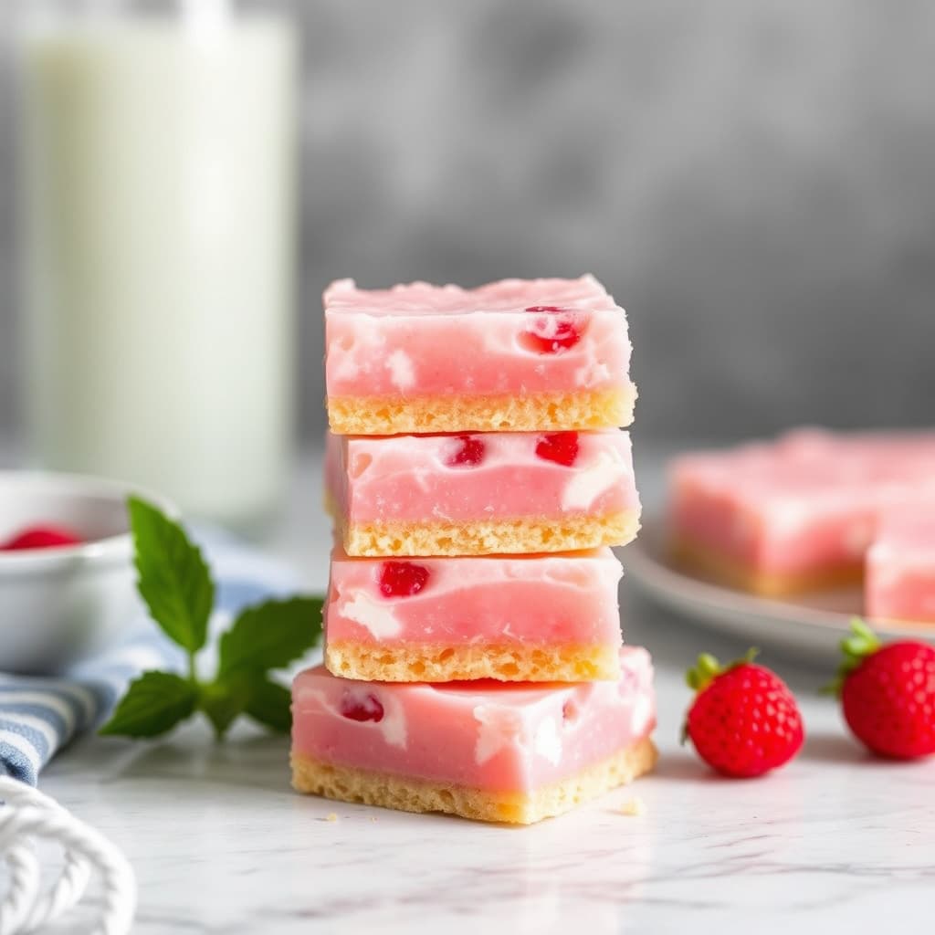 Rosa sitronade-kaker