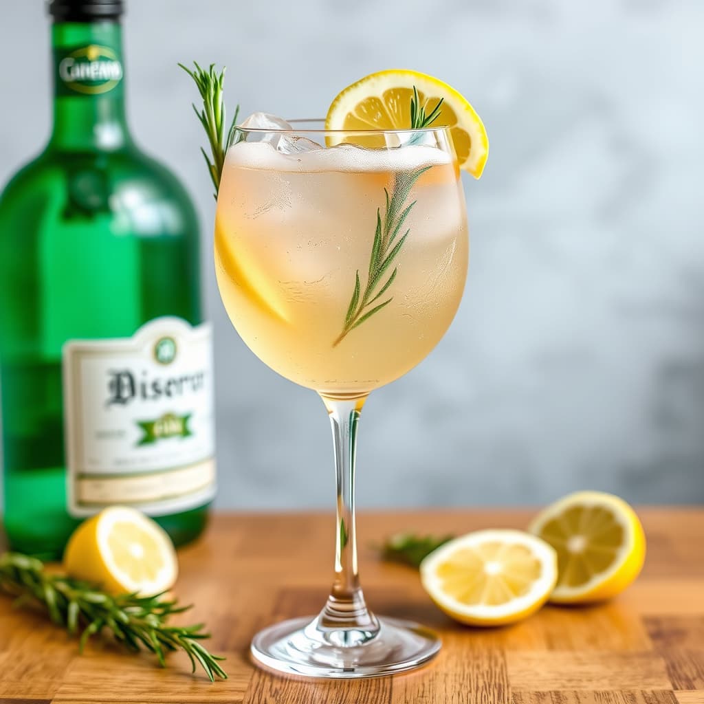 Rosemary Gin Fizz