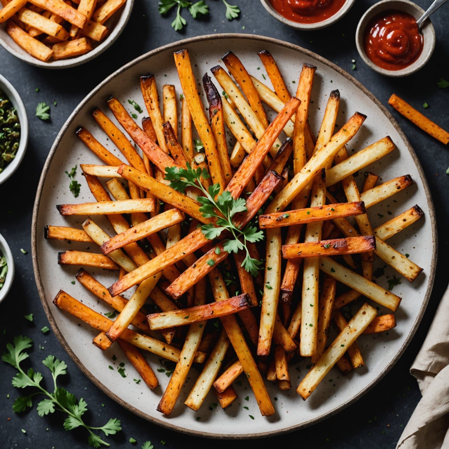 Rotgrønnsaksfritter