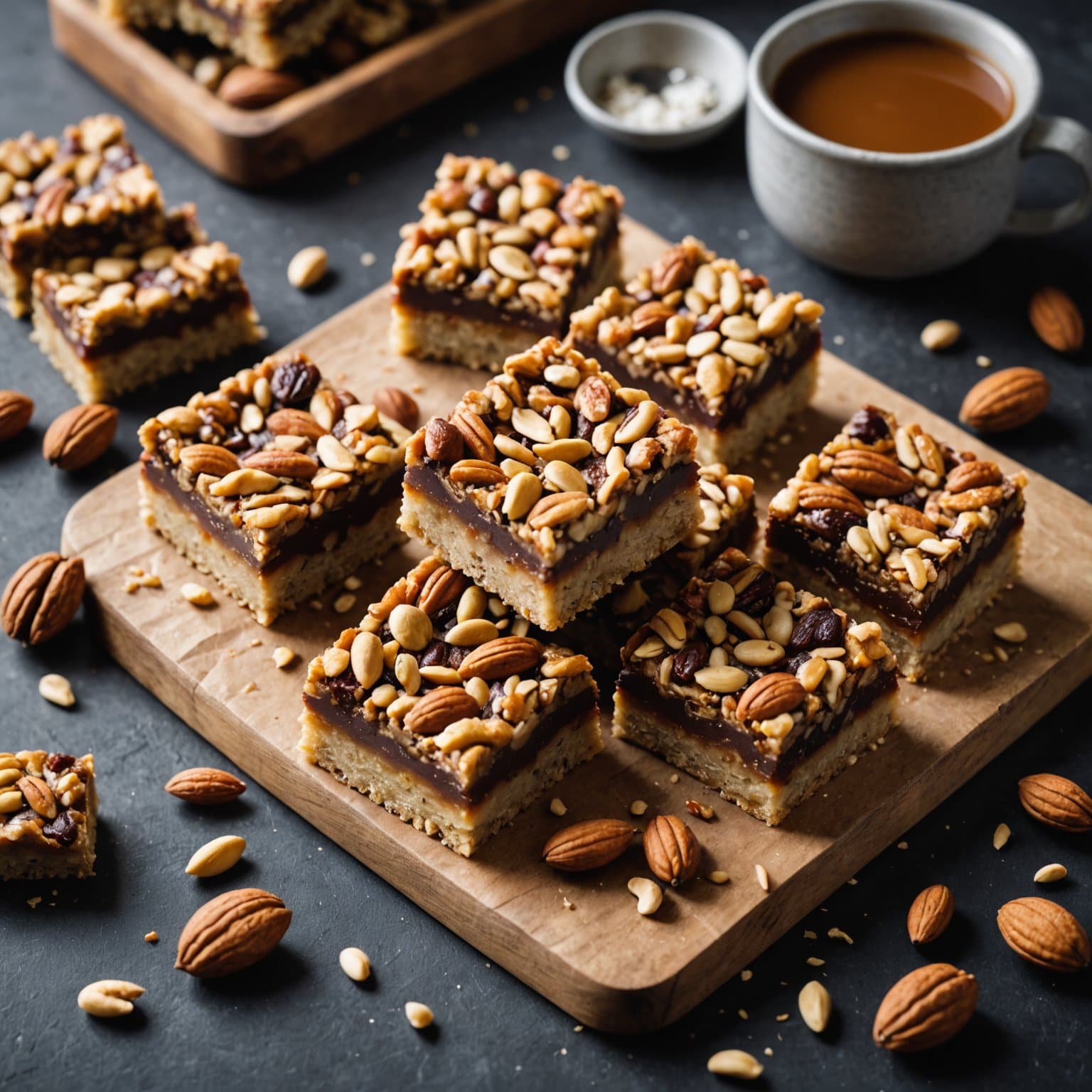 Rustikke nøttebarer