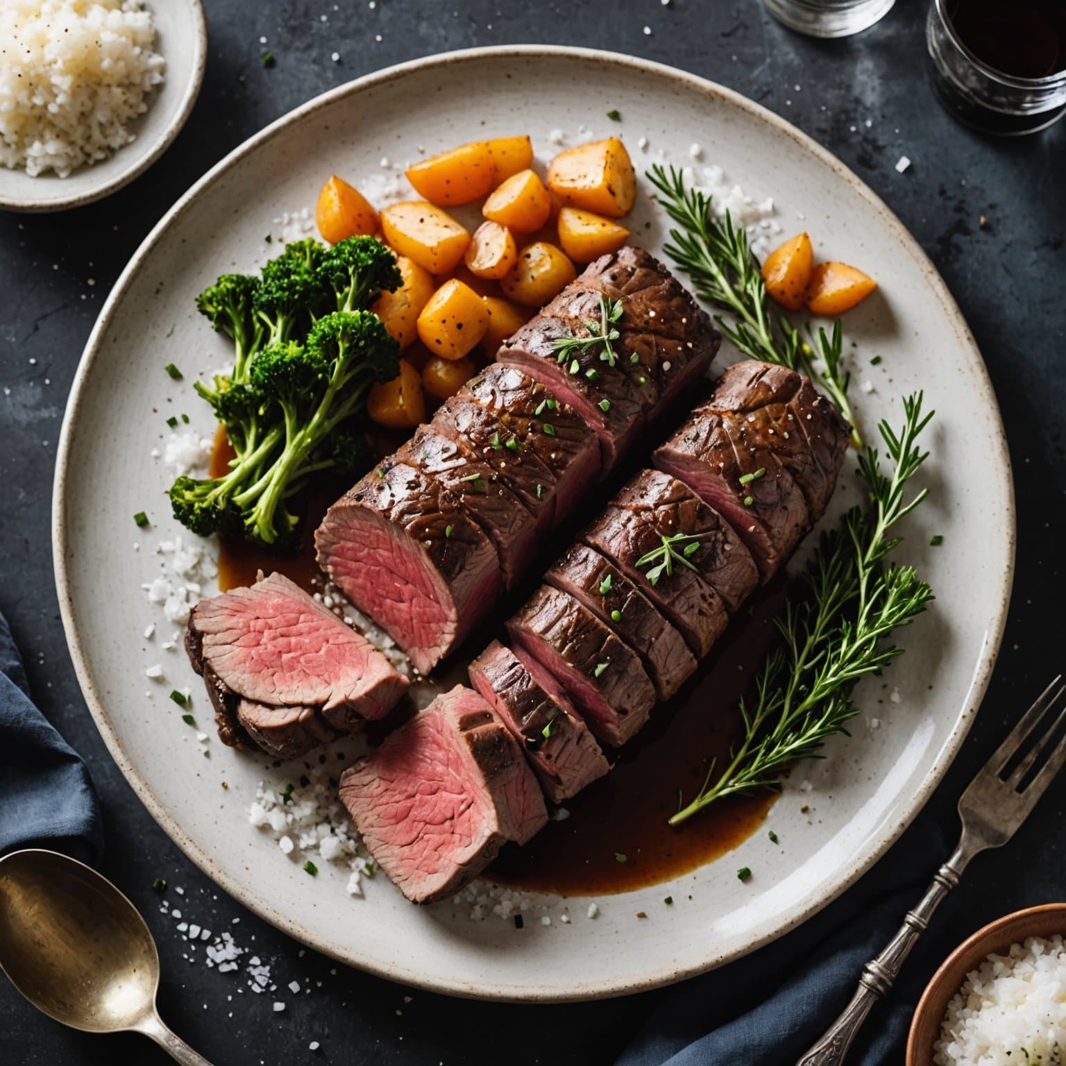 Saltinnbakt oksefilet