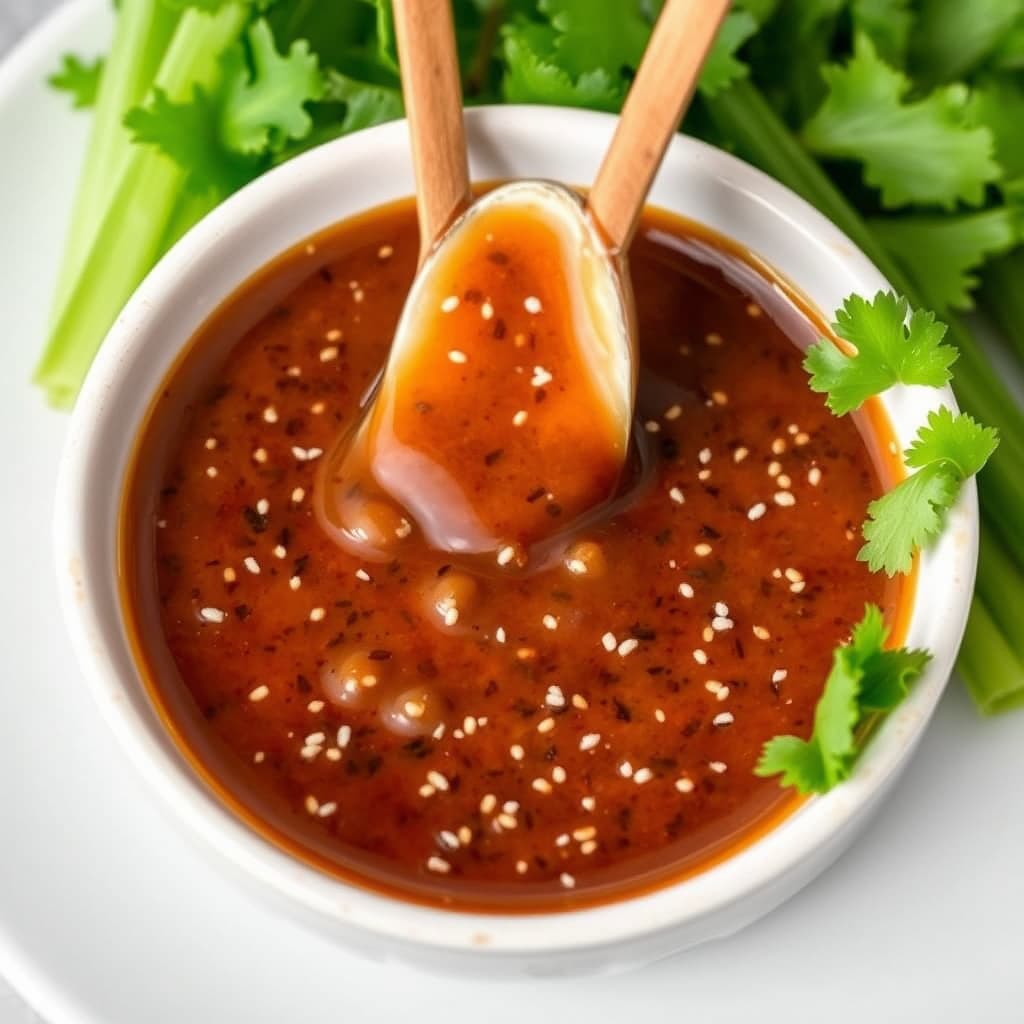 Sesam- og saltdippsaus