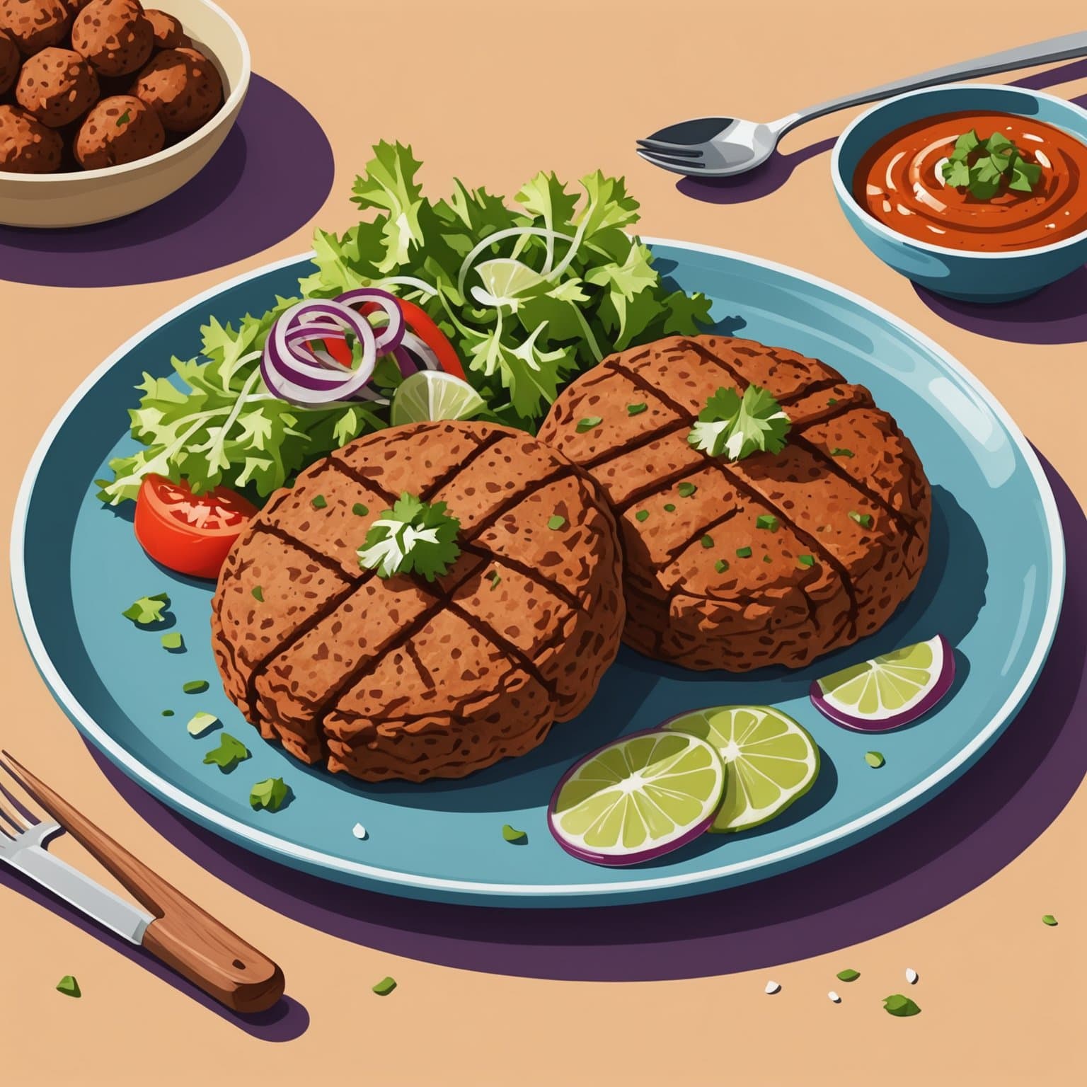 Shami Kabab (Bun Kabab)