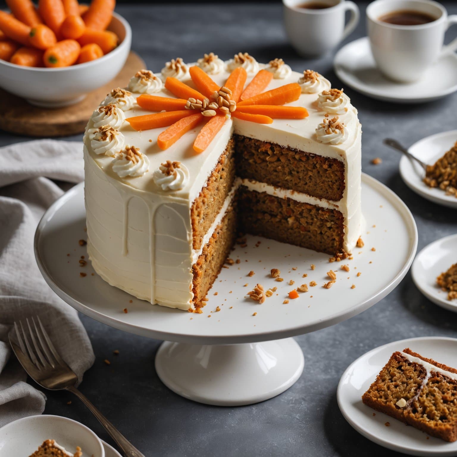 Singapore "gulrotkake"