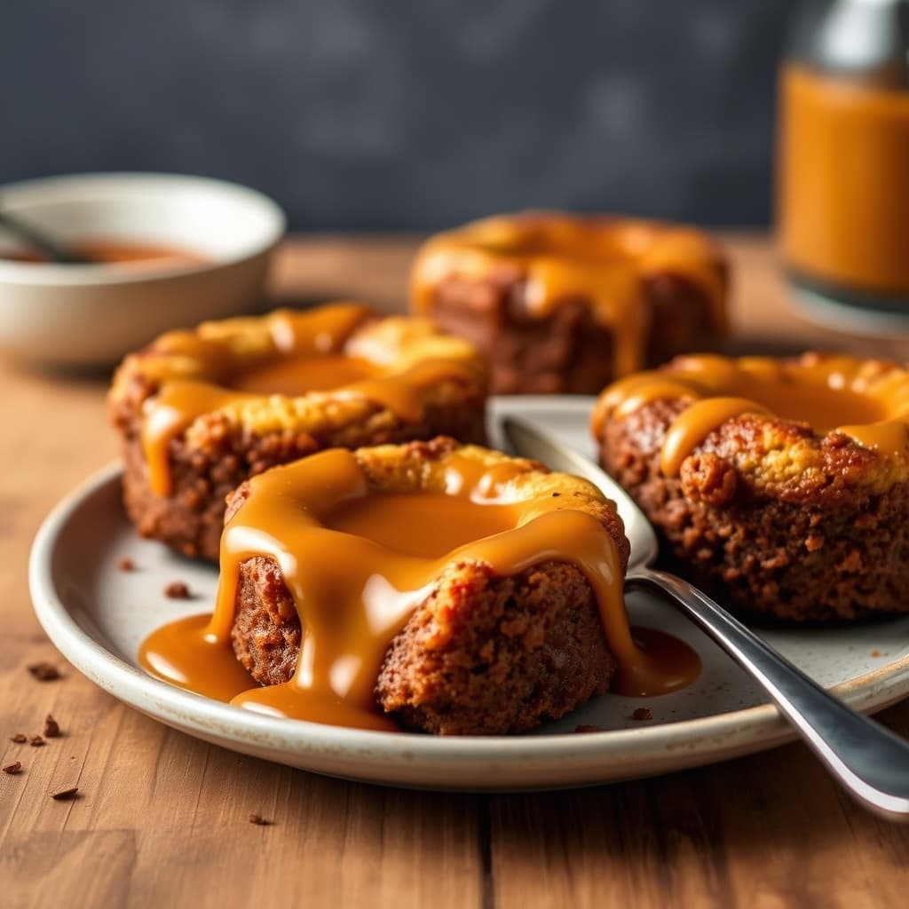 Smeltede karamellkaker