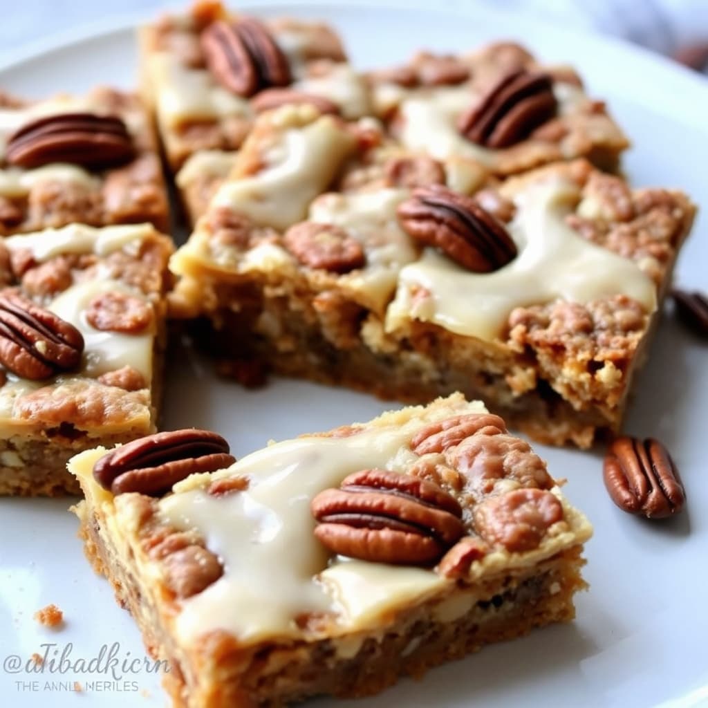 Smør- og pekannøttkaker