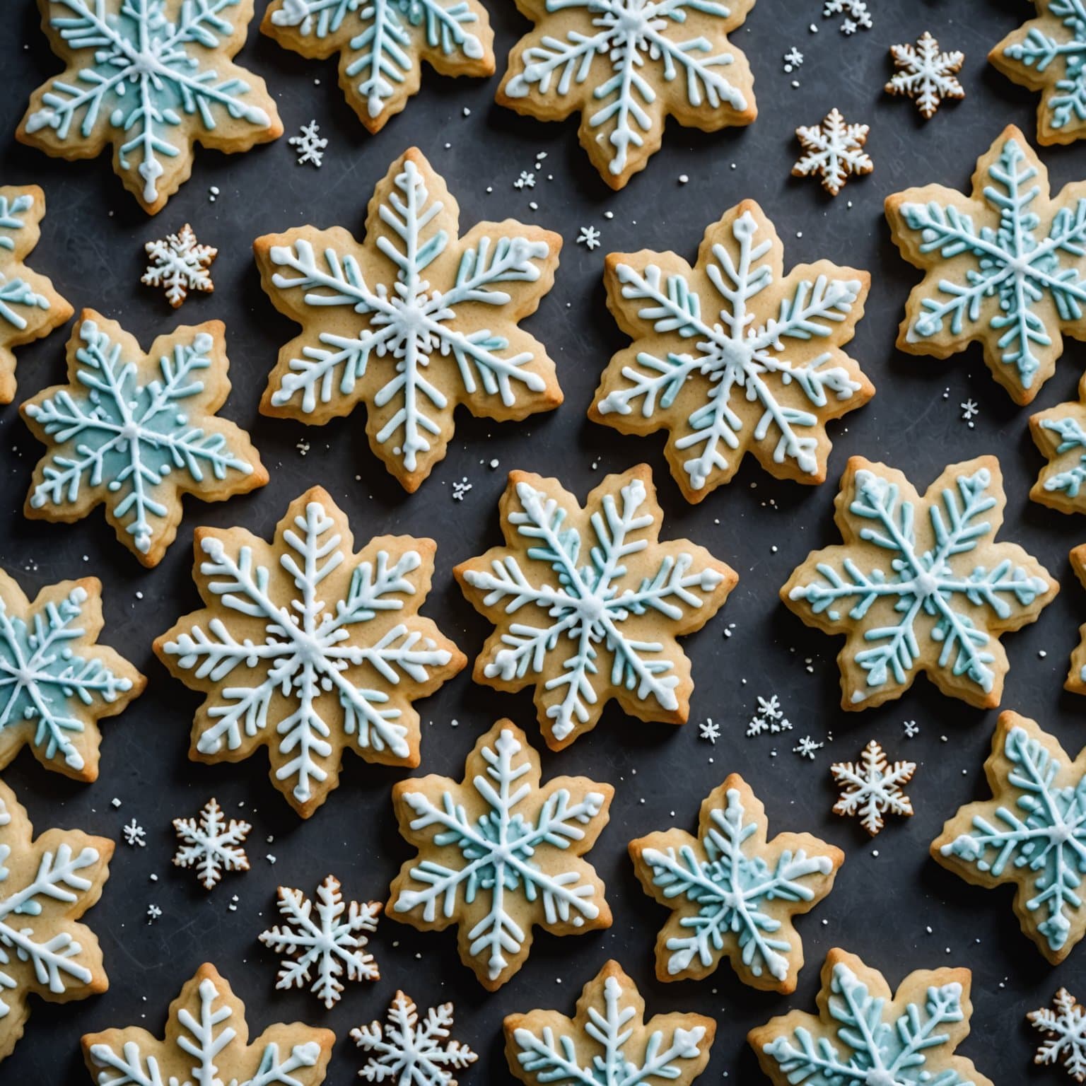 Snøfnugg-sukkerkaker