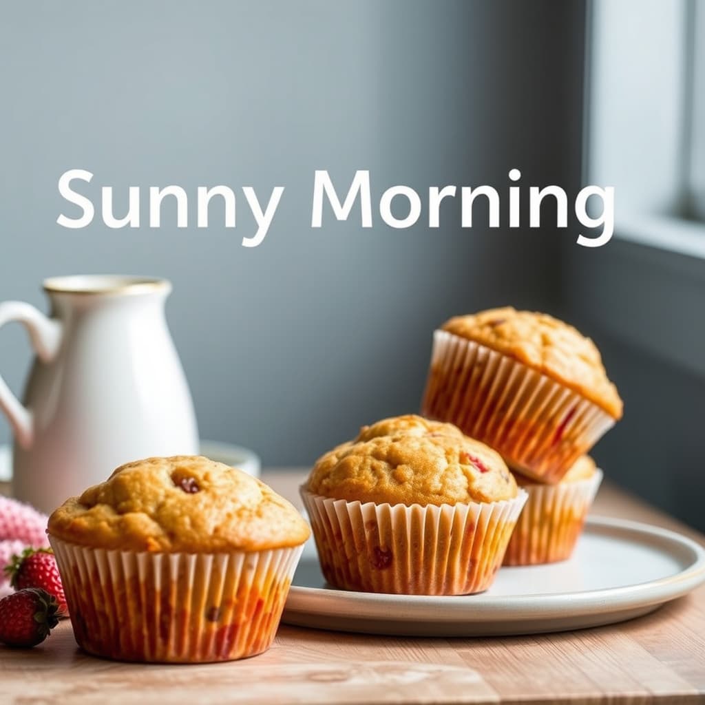 Solrike morgenmuffins