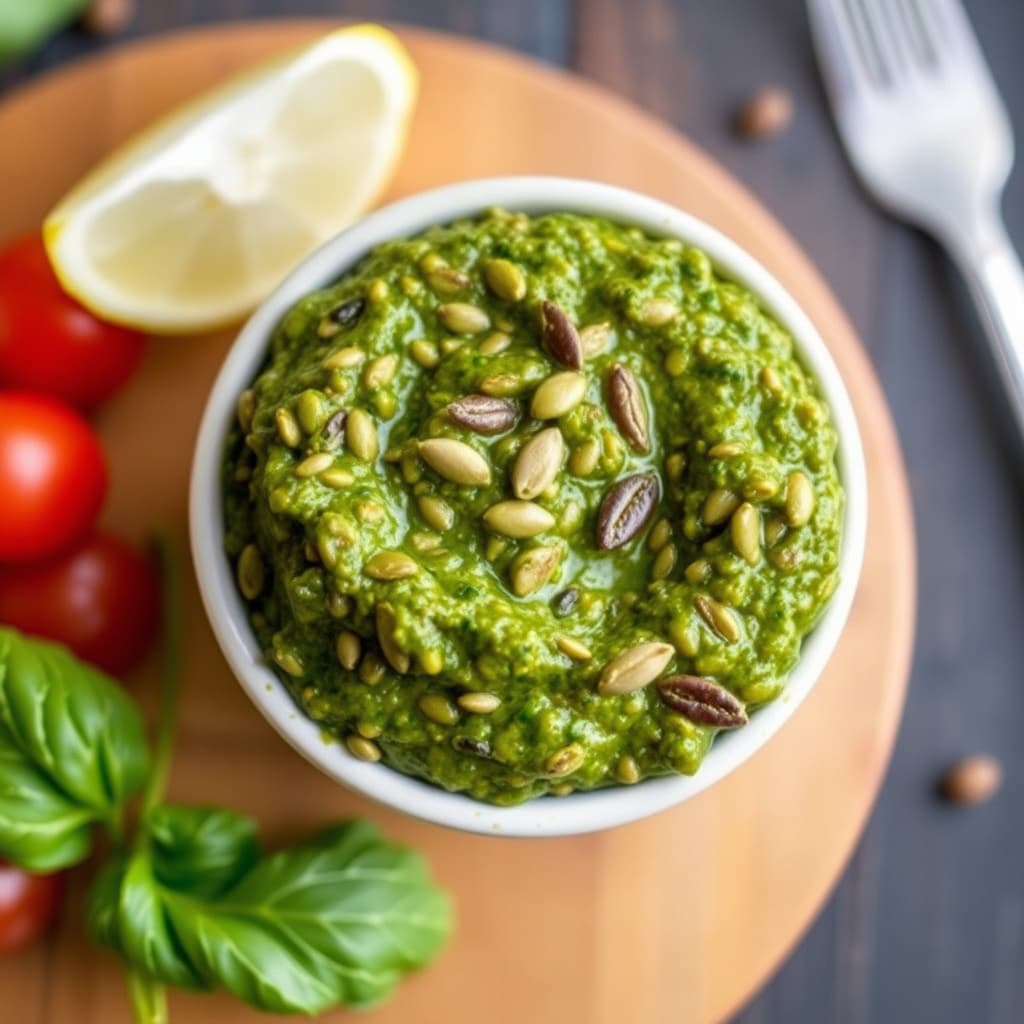 Solskinnsfrøpesto