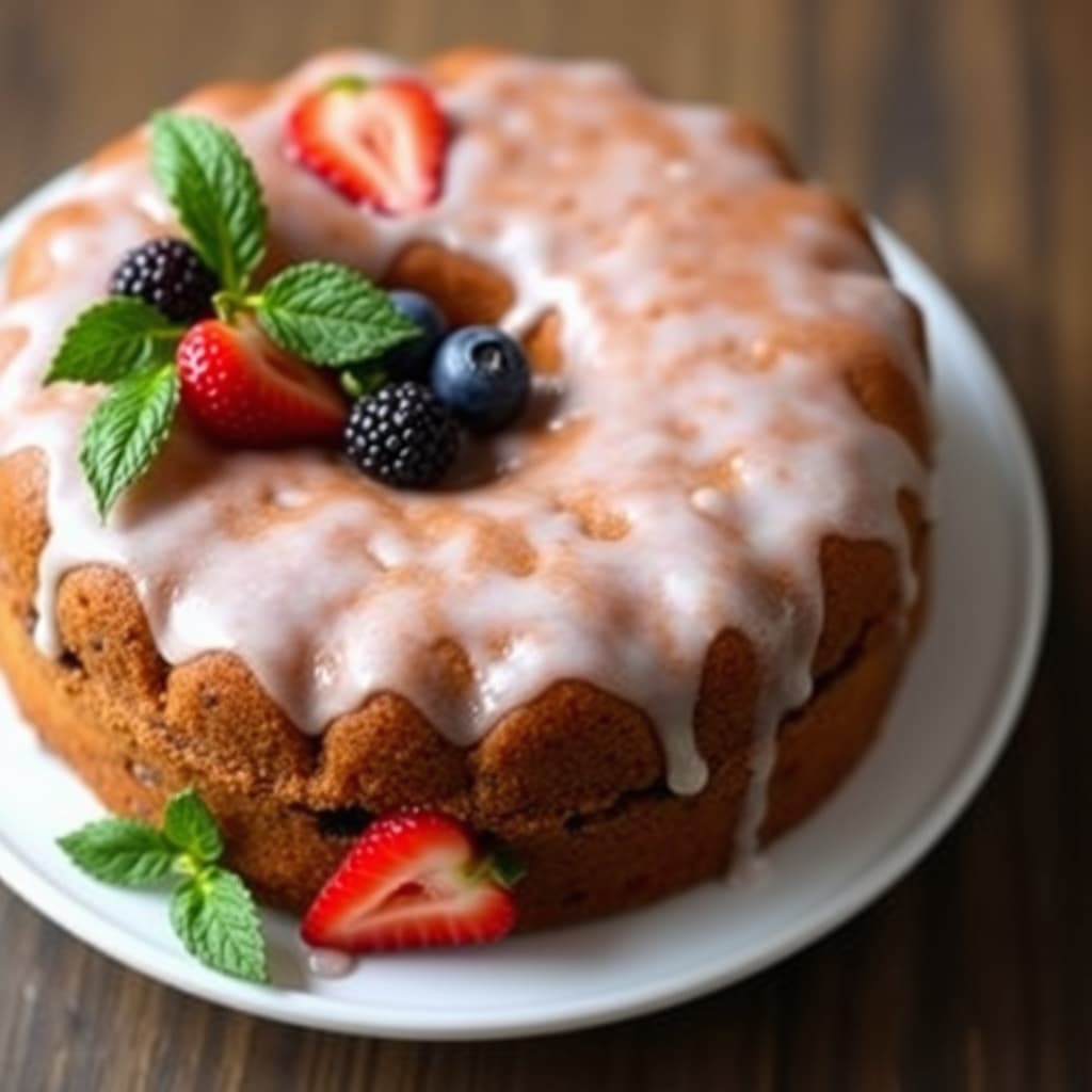 Sølvstøpt "Fruktkake"