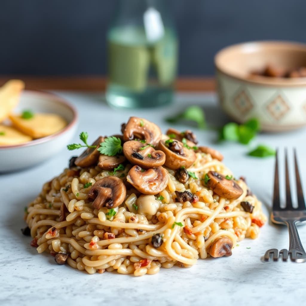 Sopp- og byggrisotto