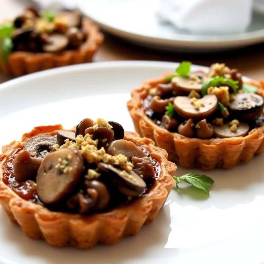 Sopp- og valnøttterter