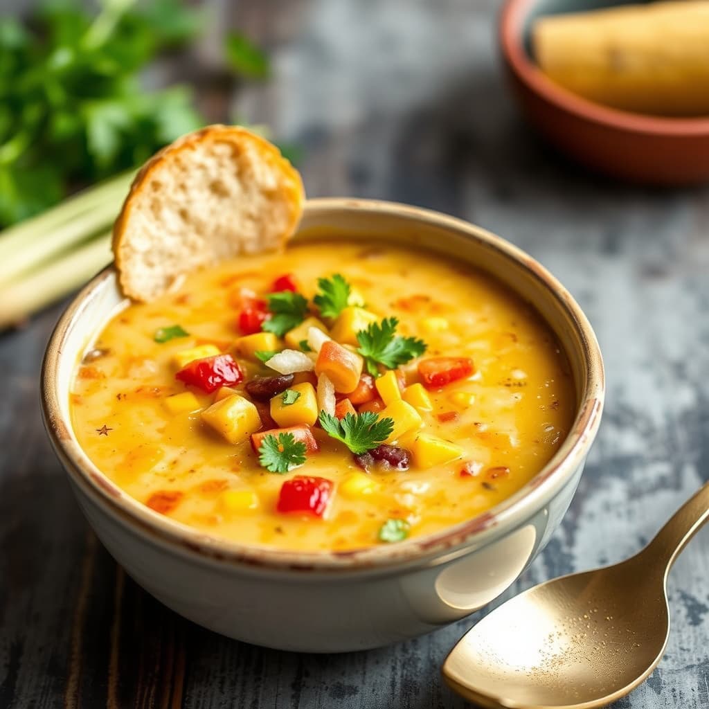 Sørvestlig mais-suppe