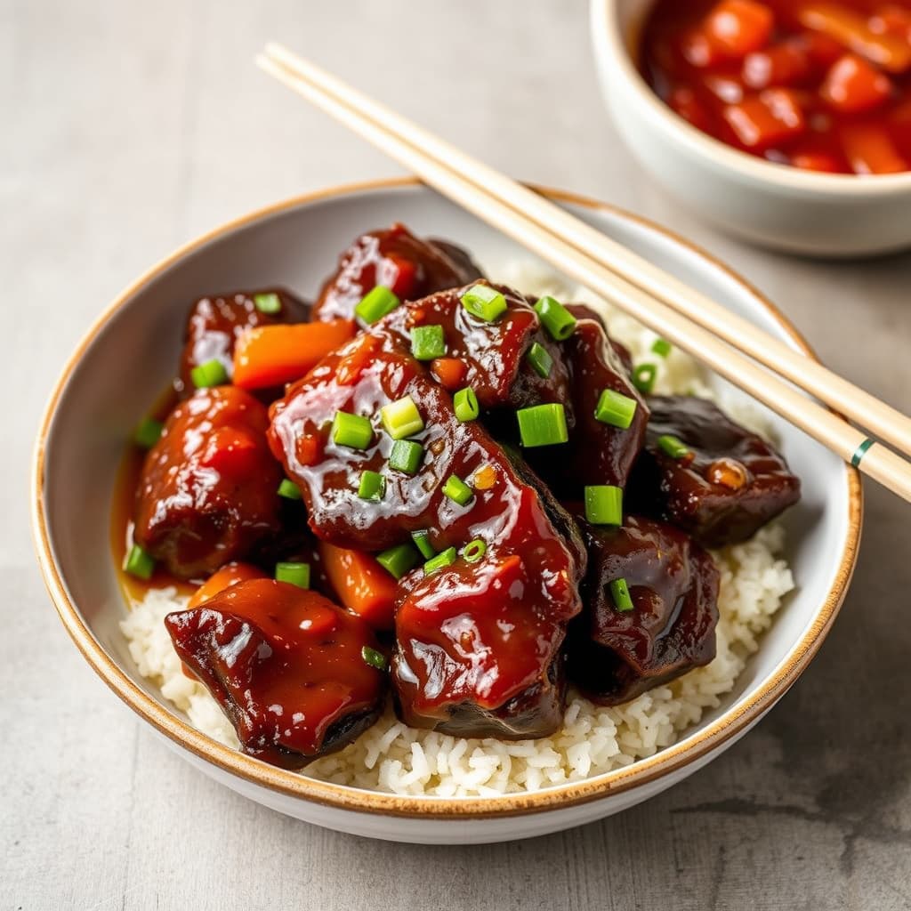 Søt-sure korte ribber