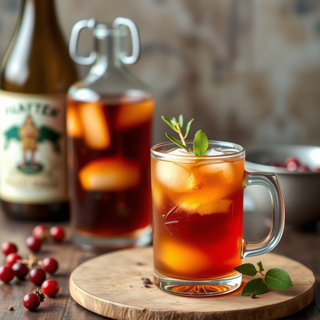 Søt te med iskremspyd