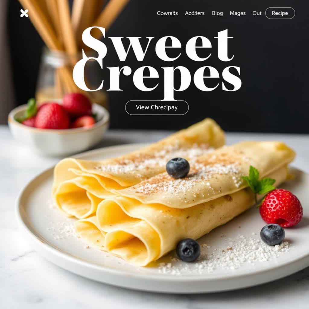 Søte crêpes