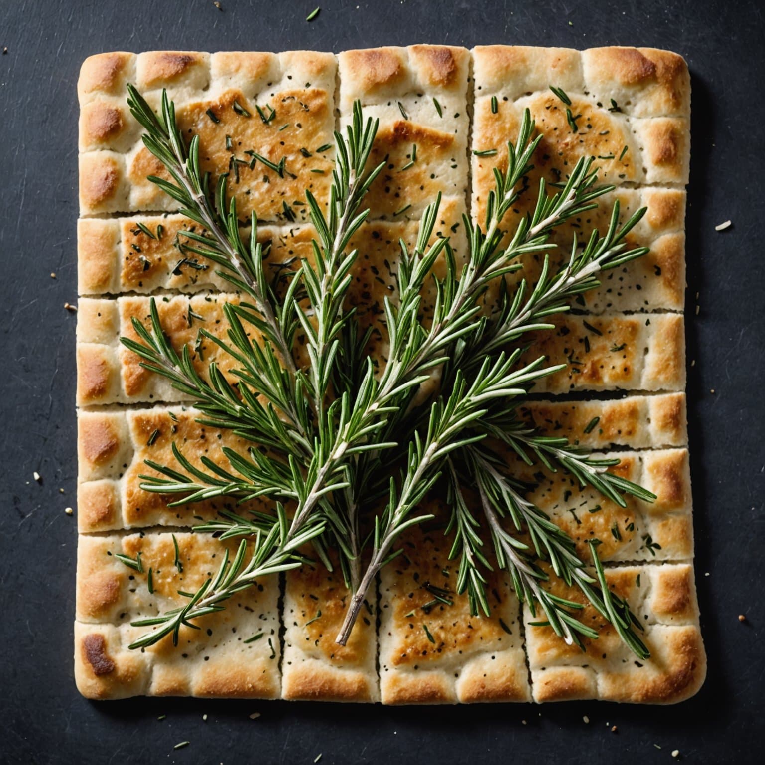 Sprø rosmarinfocaccia