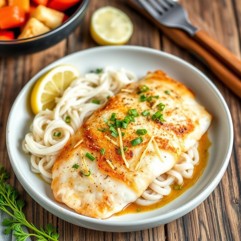 Stekt tilapia i panne