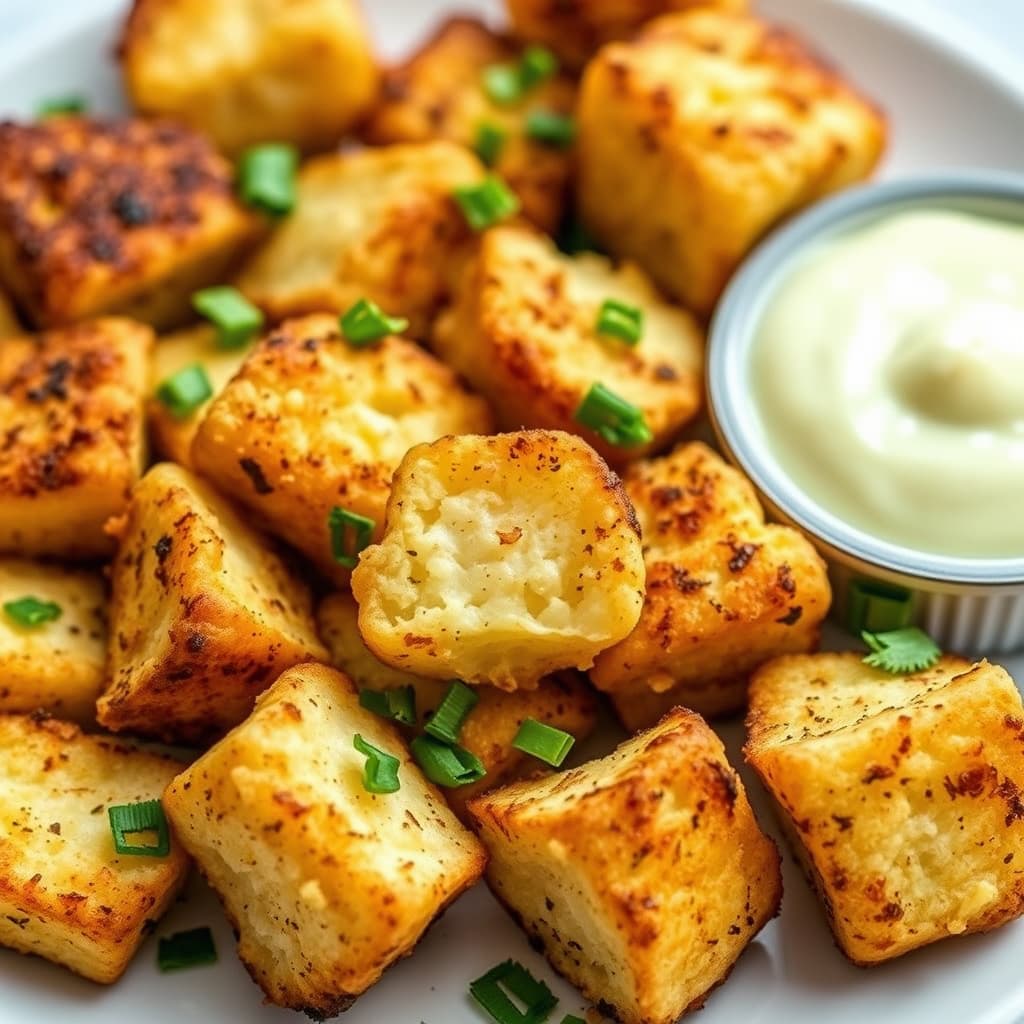 Stekte blomkål-totter