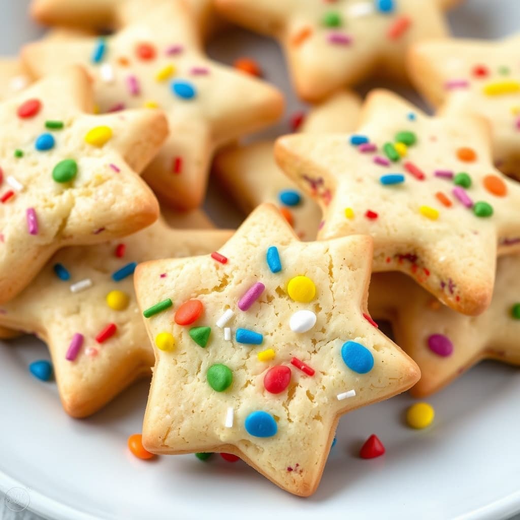 Stjerne-konfettikjeks