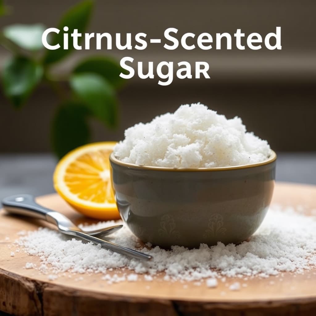 Sukker med sitrusaroma