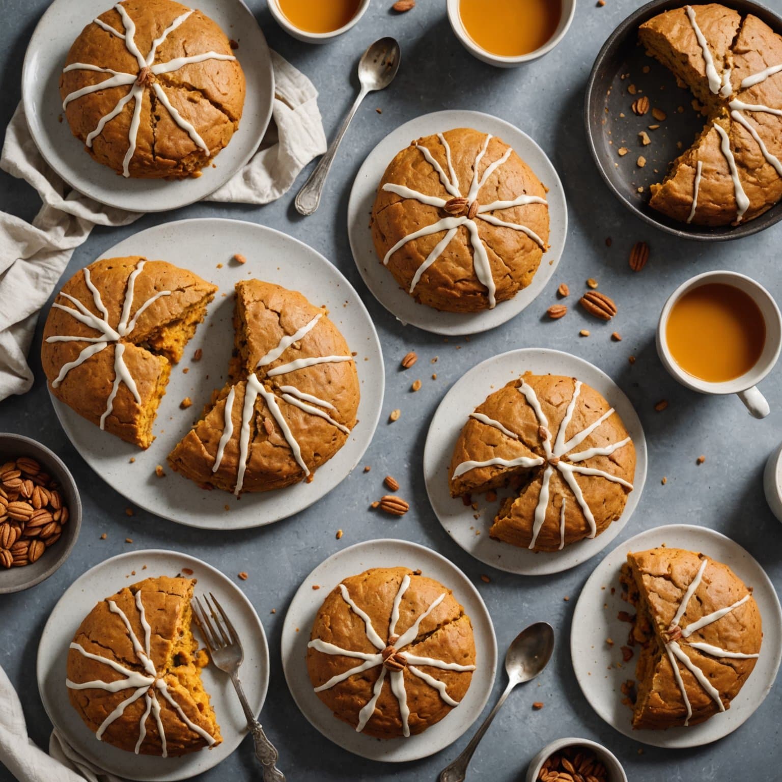 Sunne gresskar-scones