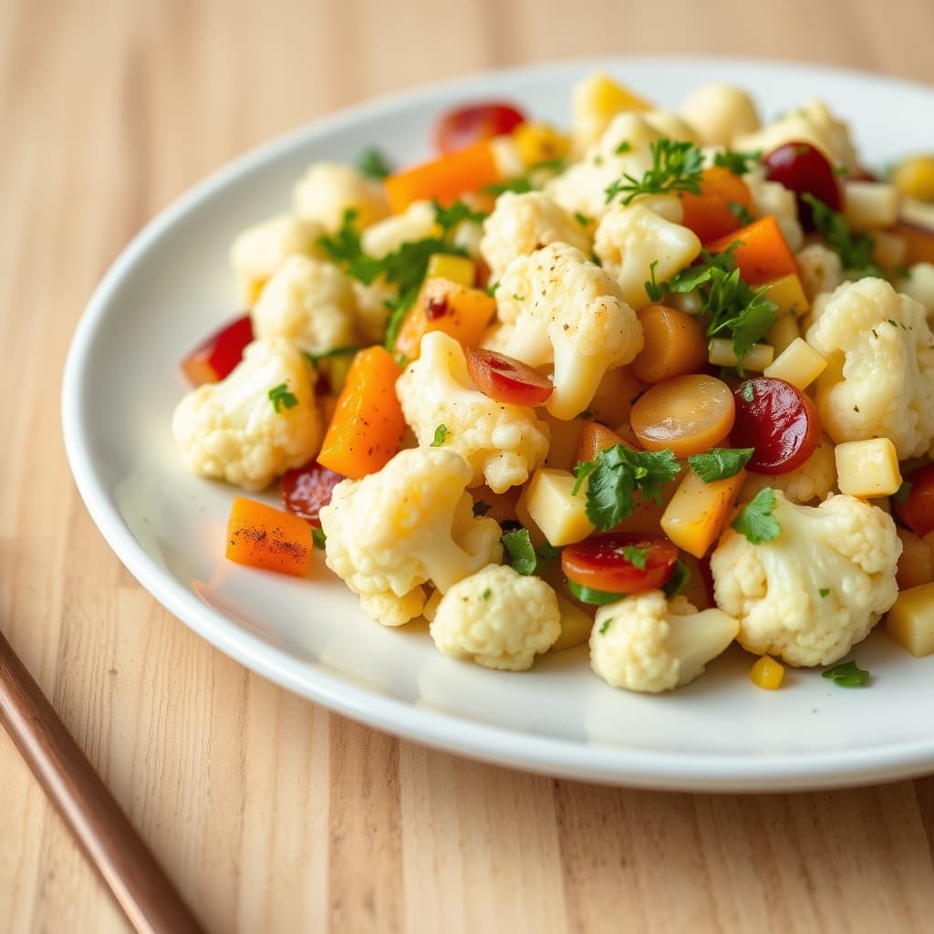 Syltet blomkålblanding