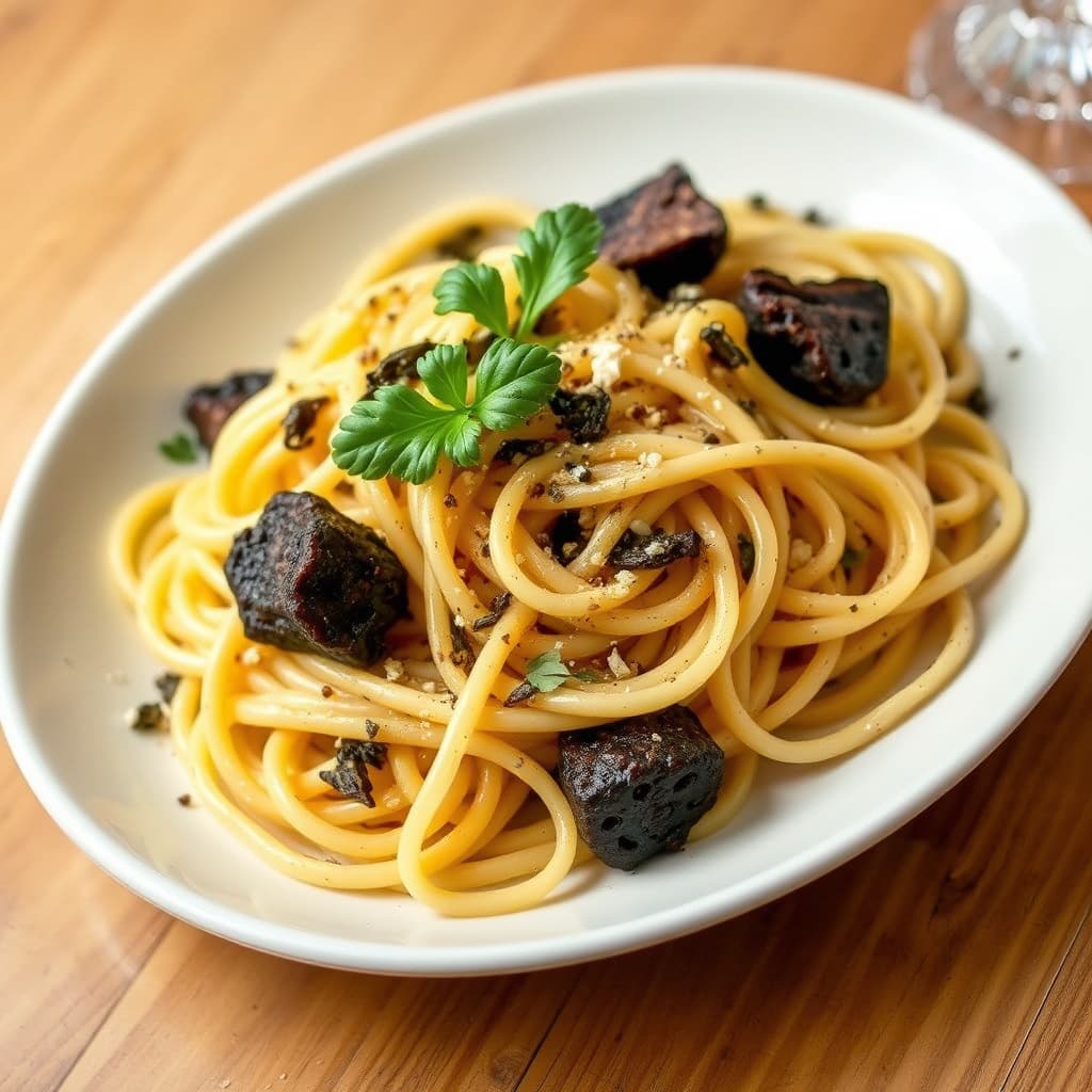 Tagliolini med trøfler