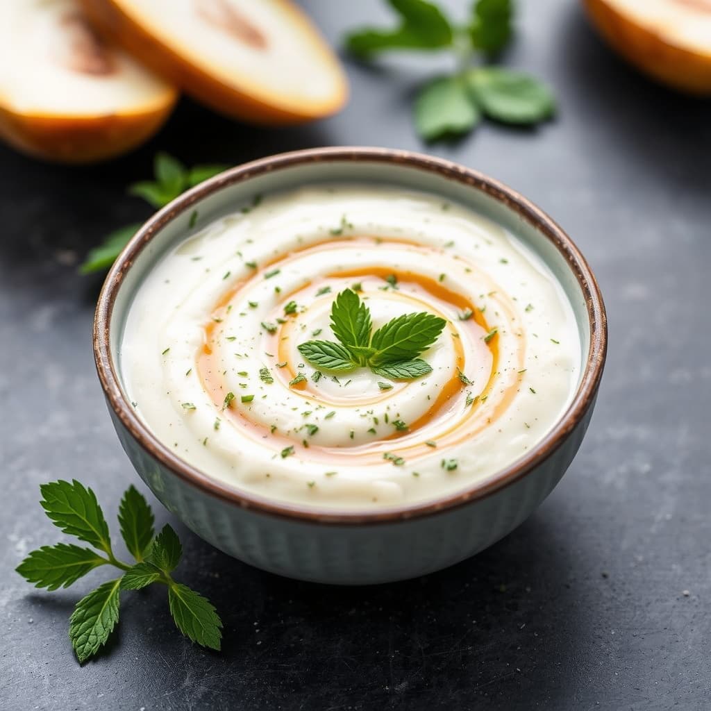 Tahini-mynte-saus