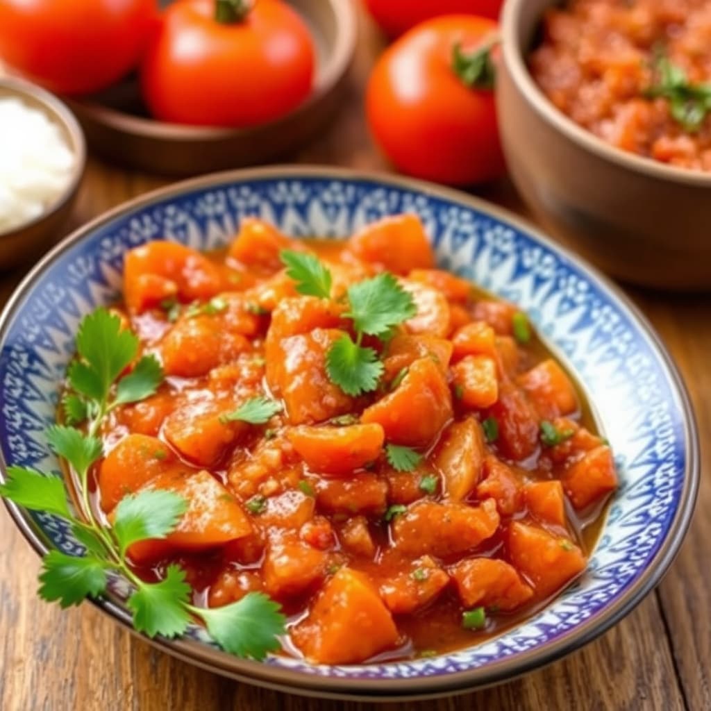 Tomat- og løkchutney