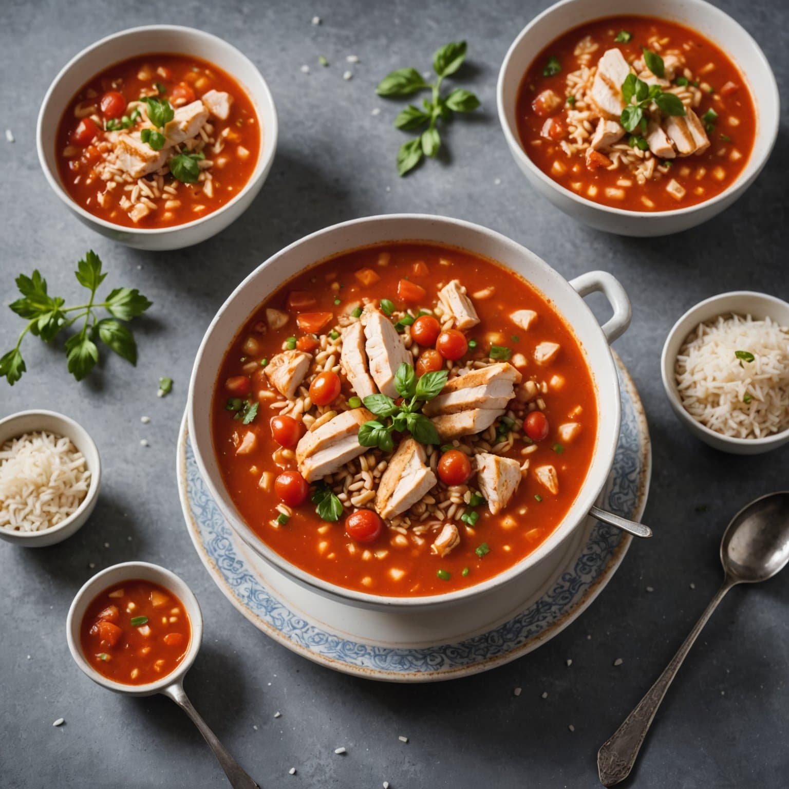 Tomatkyllingris-suppe