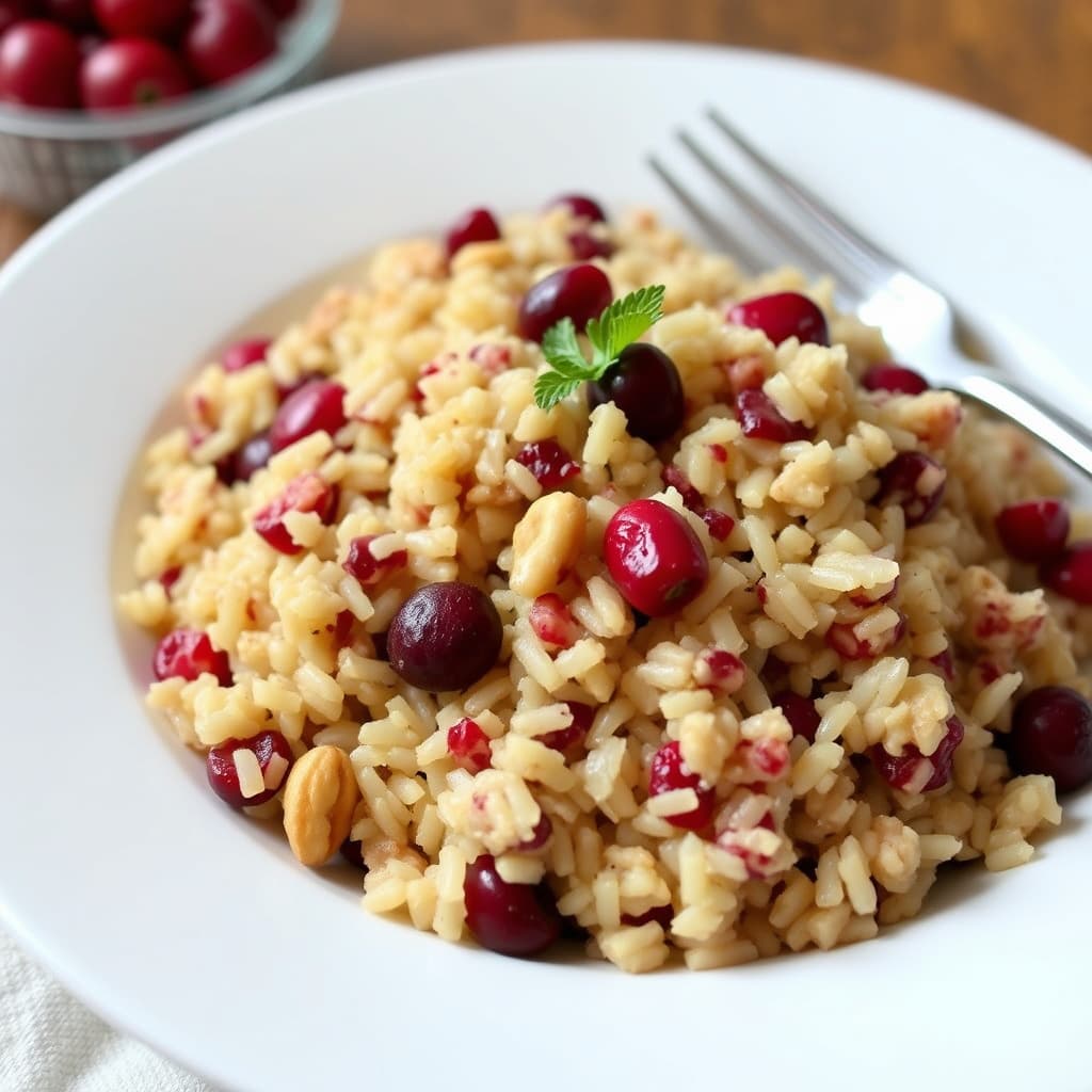 Tranebær- og valnørris