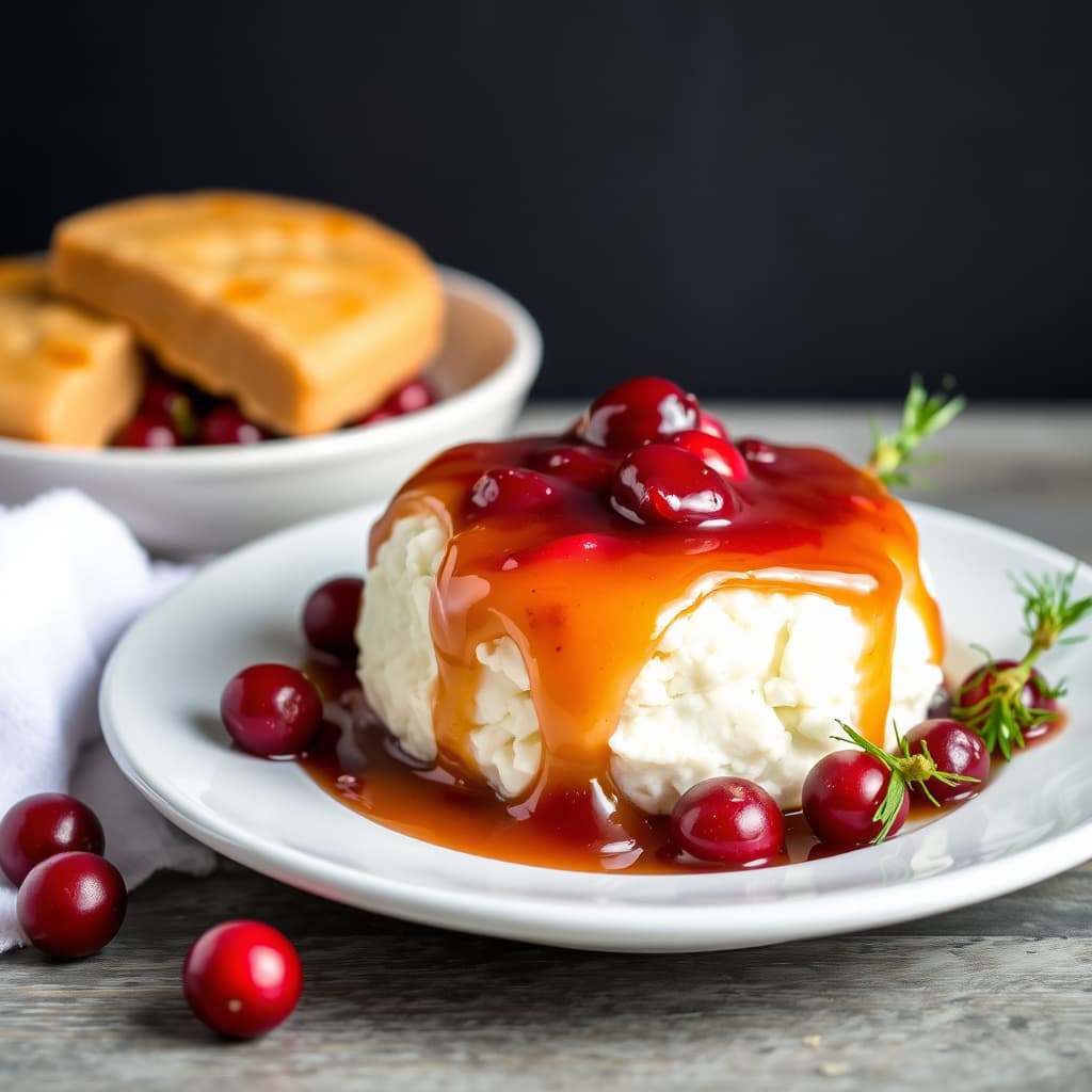 Tranebærkaramellsaus