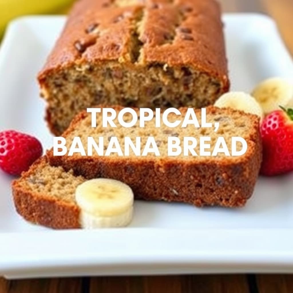 Tropisk bananbrød
