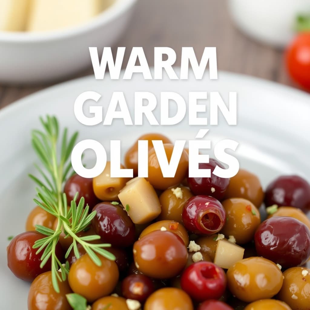Varm gresk hageoliven