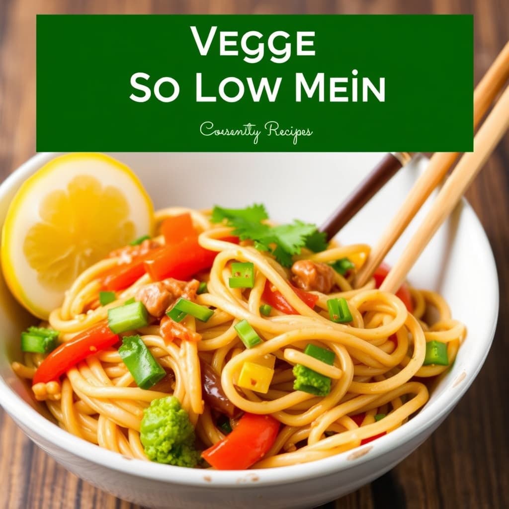 Vegetarisk lav-mein