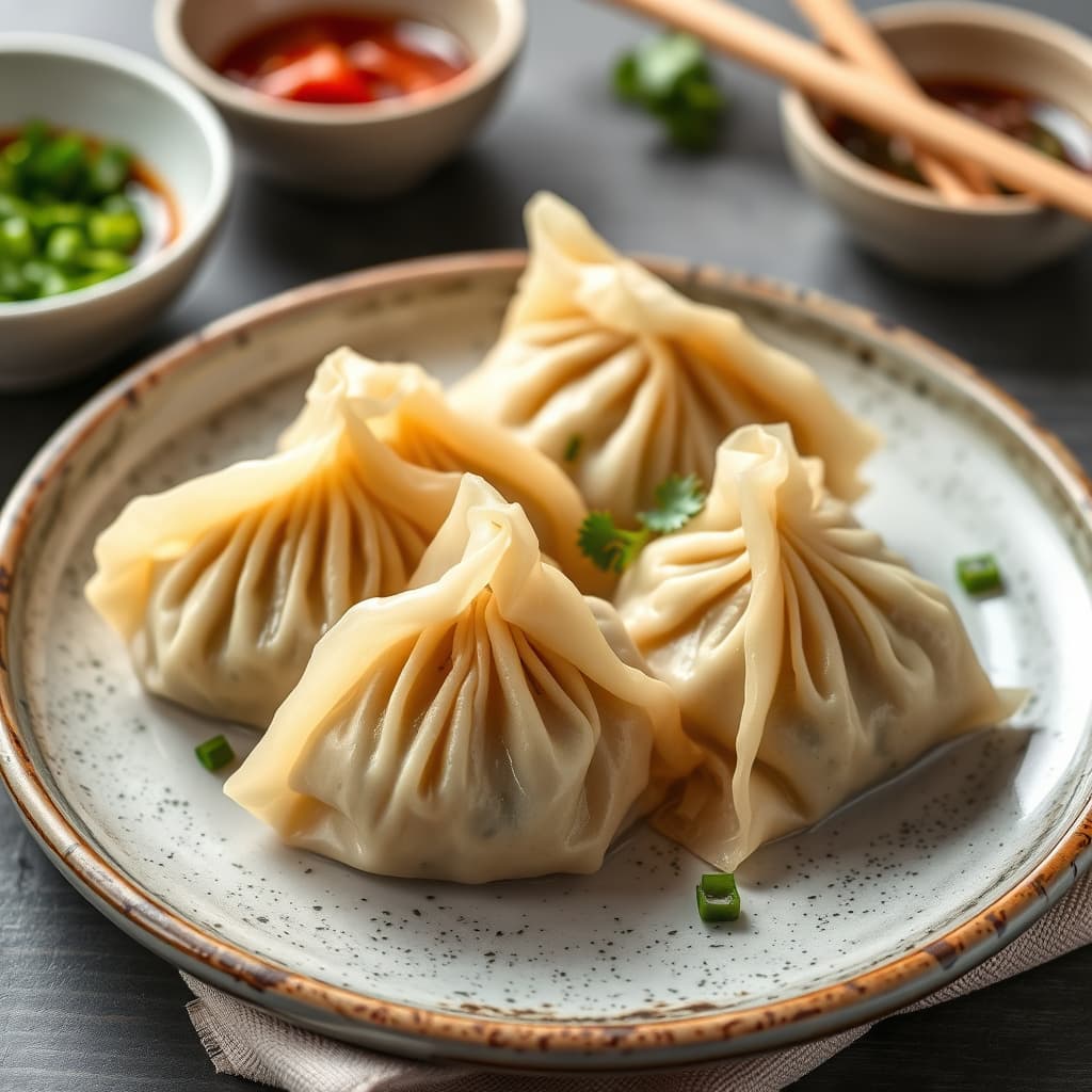 Vegetariske dumplings